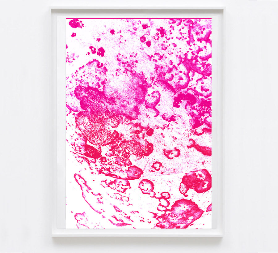 Abstract Luxe Pink Pond